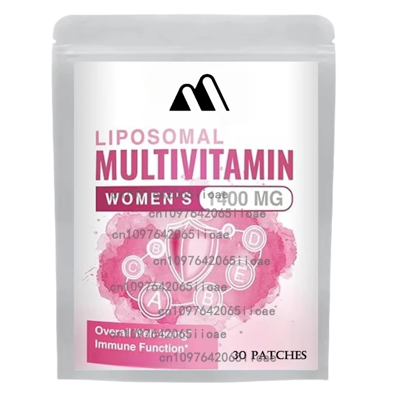 30 Patches Liposomal Multivitamin for Women Transdermal Patches for Hair, Skin, & Nails, Bone Health, Energy, Immune Support
30 Patches Liposomal Multivitamin for Women Transdermal Patches for Hair, Skin, & Nails, Bone Health, Energy, Immune Support
