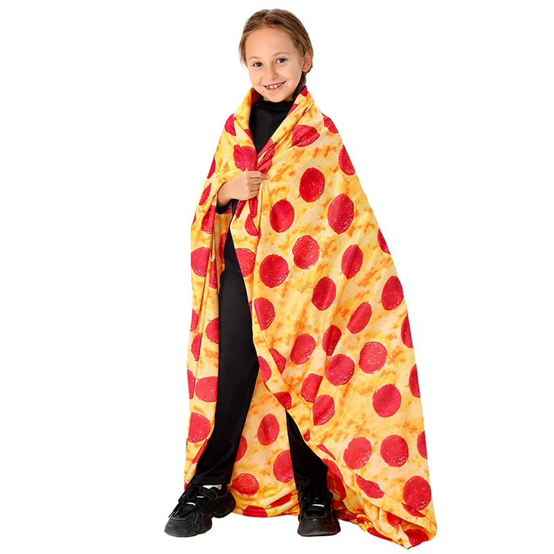 Funny Food Carnival Halloween Unisex Enfant Dress Up Double Sided Blanket Pizza Blanket Enfants Tortilla Blankets Costume
Funny Food Carnival Halloween Unisex Enfant Dress Up Double Sided Blanket Pizza Blanket Enfants Tortilla Blankets Costume