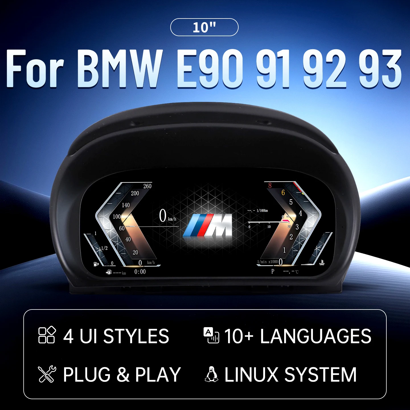 Lcd digital Instrument Panel Cluster For BMW 3 Series E90 E91 E92 2005-2012 Years Virtuele Cockpit Voor Speedometer Dashboard
Lcd digital Instrument Panel Cluster For BMW 3 Series E90 E91 E92 2005-2012 Years Virtuele Cockpit Voor Speedometer Dashboard