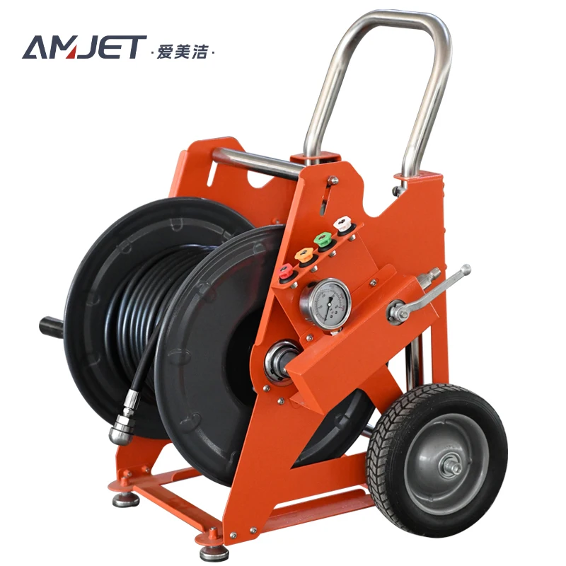 Amjet High Pressure Water Jet Sewer Cleaning Machine Sewer Cleaning Dustproof Hand Hose Reel 3/8 Inch 30 Meters
Amjet High Pressure Water Jet Sewer Cleaning Machine Sewer Cleaning Dustproof Hand Hose Reel 3/8 Inch 30 Meters