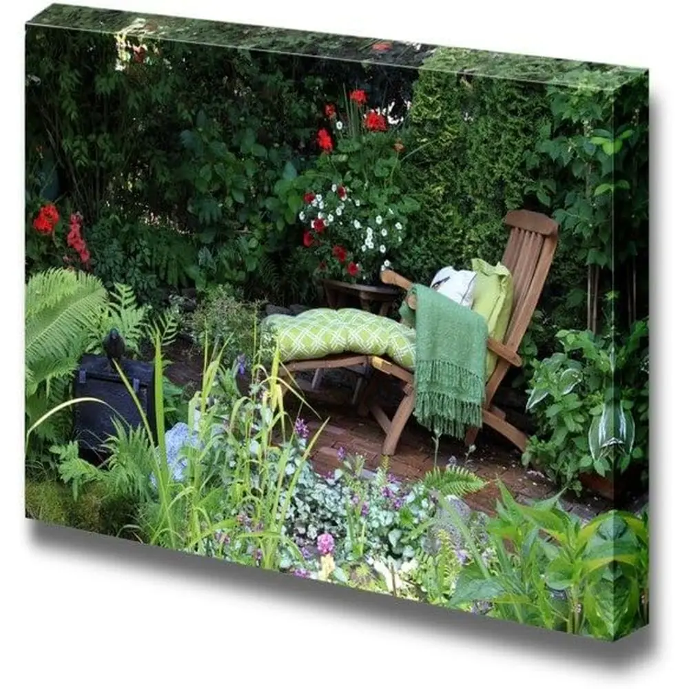 Cozy Garden Lounge Chair Canvas Art - 32x48
Cozy Garden Lounge Chair Canvas Art - 32x48
