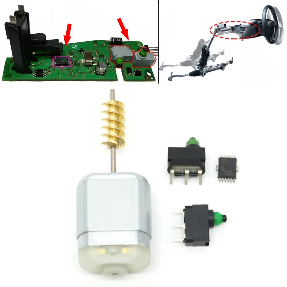 For Audi A4 A5 2008-2015 A7 2011-2017 Steering Wheel Column Lock Motor Actuator Micro Switch Chip Fix Repair Kit ELV 1020731
For Audi A4 A5 2008-2015 A7 2011-2017 Steering Wheel Column Lock Motor Actuator Micro Switch Chip Fix Repair Kit ELV 1020731