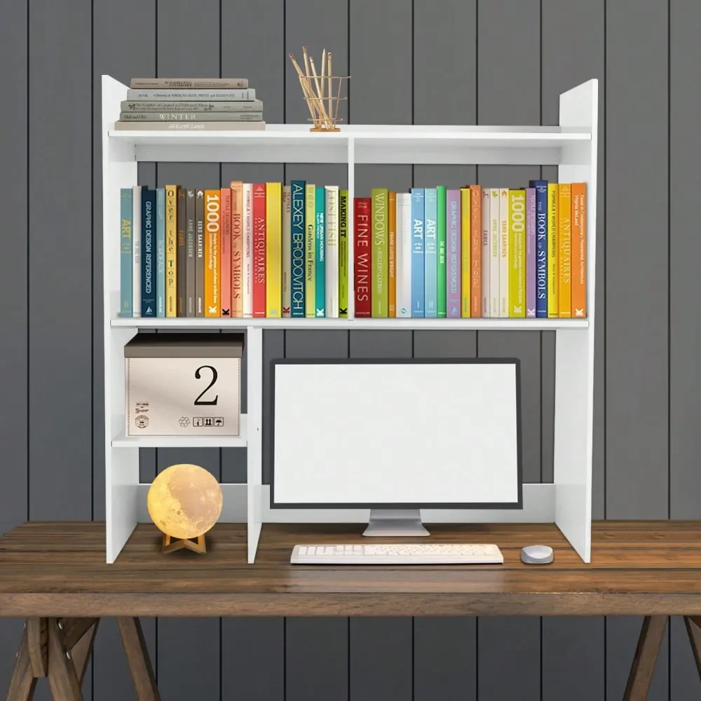 Desktop Shelf, Desk Hutch With 5 Shelves For Computer Desk, Multipurpose Desktop Organizer Bookshelf Display Shelf Rack For Dor
Desktop Shelf, Desk Hutch With 5 Shelves For Computer Desk, Multipurpose Desktop Organizer Bookshelf Display Shelf Rack For Dor