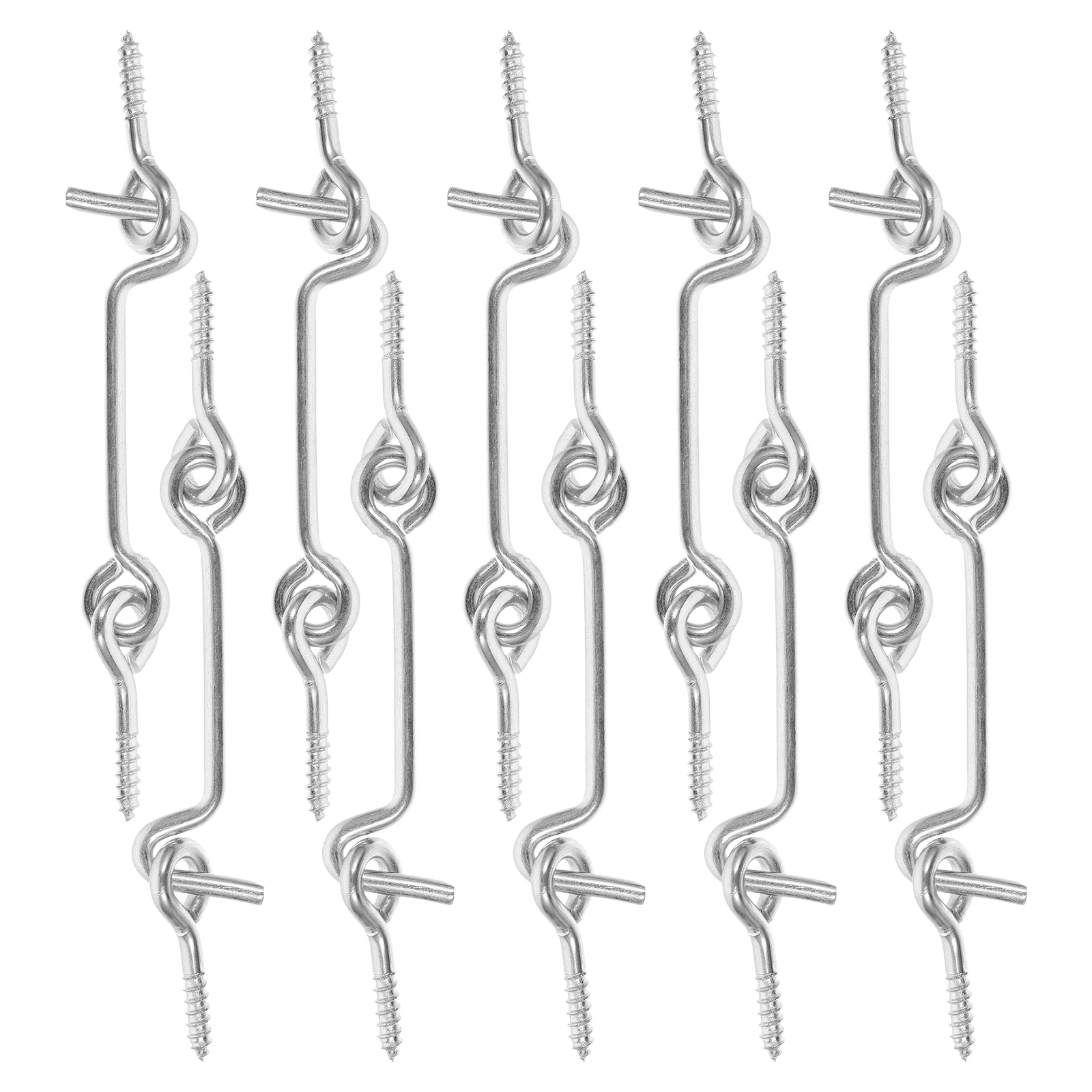 10pcs 2.5 Inch Door Hook Latch Heavy Duty Carbon Steel Window Lock Cabin Hooks Eye Fastener Hardware Barn Garage Metal
10pcs 2.5 Inch Door Hook Latch Heavy Duty Carbon Steel Window Lock Cabin Hooks Eye Fastener Hardware Barn Garage Metal