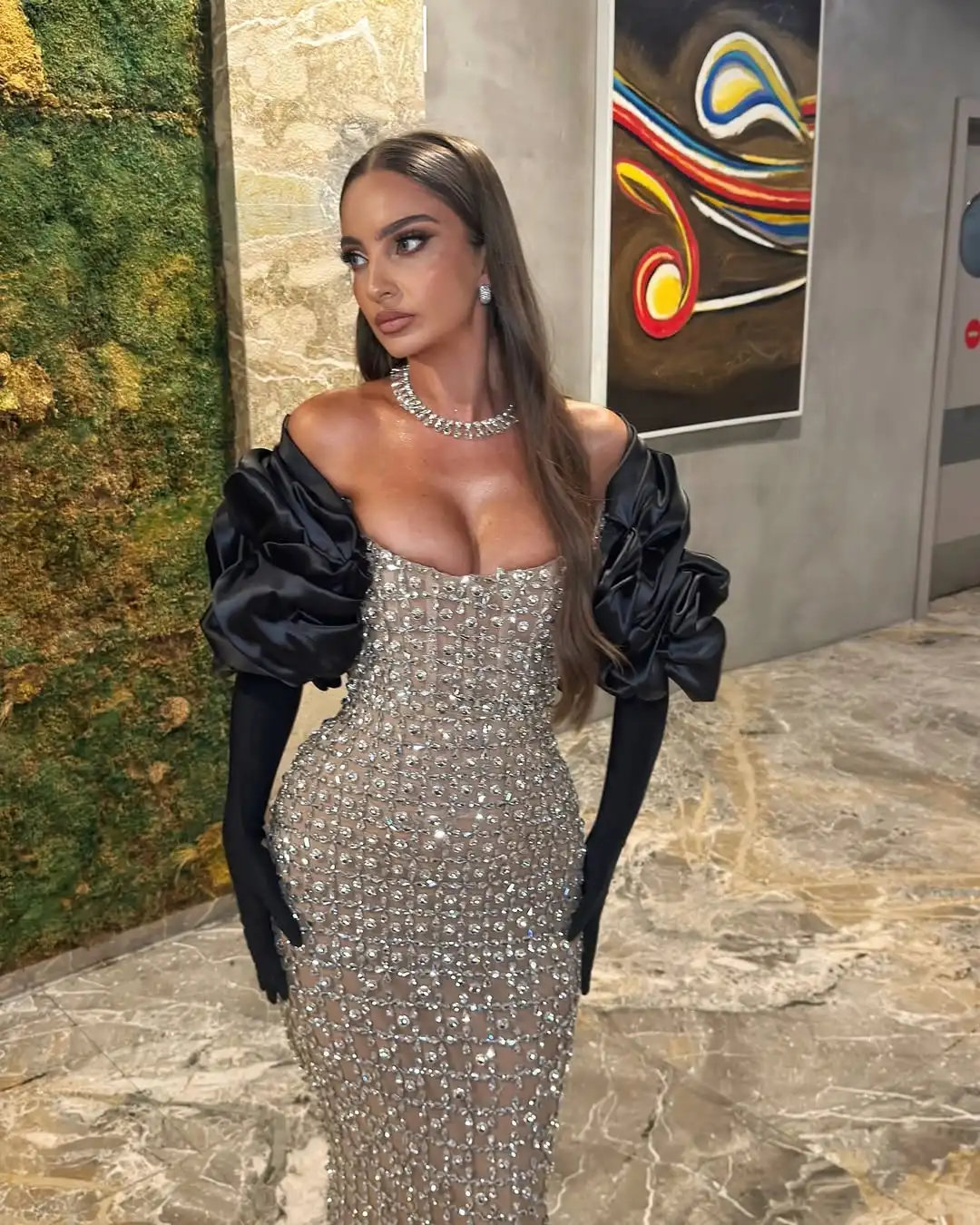 SWEMILE Luxury Sparkly Mermaid Prom Dresses 2025 3D Flowers Long Sleeves Strapless Beaded Diamonds Women Evening Gown Customized
SWEMILE Luxury Sparkly Mermaid Prom Dresses 2025 3D Flowers Long Sleeves Strapless Beaded Diamonds Women Evening Gown Customized