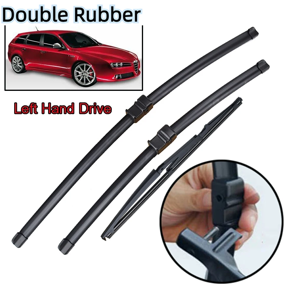 LHD Front & Rear Wiper Blades Set For Alfa Romeo 159 2004 - 2011 Windshield Windscreen Window Brushes 22"+18"+13"
LHD Front & Rear Wiper Blades Set For Alfa Romeo 159 2004 - 2011 Windshield Windscreen Window Brushes 22"+18"+13"