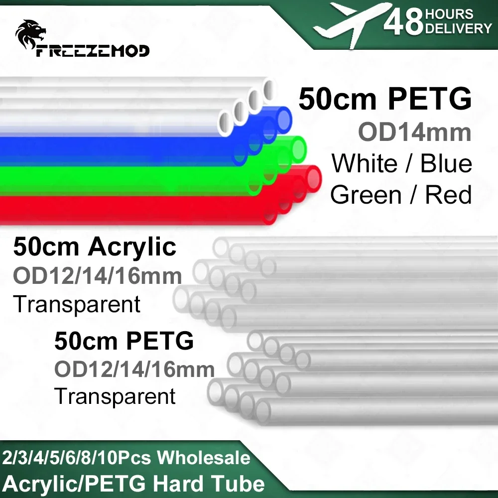 2/3/4/5/6/8/10pcs Wholesale PETG/Acrylic Tube 50CM High Quality Color Transformer Hard Pipe OD12/14/16mm Water Cooler
2/3/4/5/6/8/10pcs Wholesale PETG/Acrylic Tube 50CM High Quality Color Transformer Hard Pipe OD12/14/16mm Water Cooler