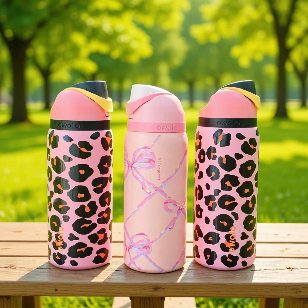 Portable Owala 32OZ Double Layered Vacuum Insulated Water Bottle High Aesthetic Straw Cup Macaron Color Cartoon Style Thermal...
Portable Owala 32OZ Double Layered Vacuum Insulated Water Bottle High Aesthetic Straw Cup Macaron Color Cartoon Style Thermal...