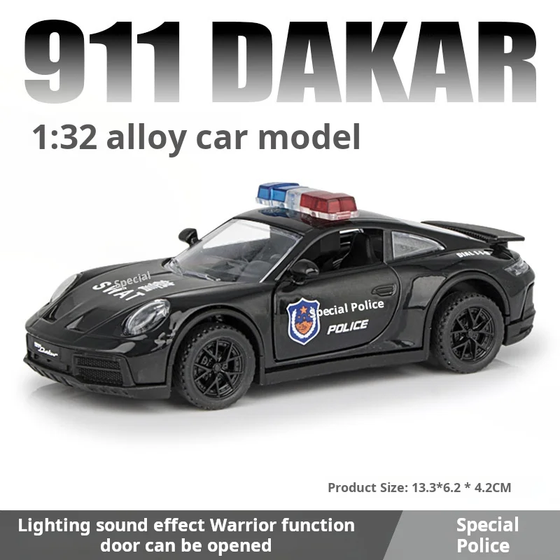 Металлическая модель спортивного автомобиля 1:32 911 Dakar, мини-суперкар со звуком и светом, открывающиеся двери, откат назад, украшение, подарок для детей
Металлическая модель спортивного автомобиля 1:32 911 Dakar, мини-суперкар со звуком и светом, открывающиеся двери, откат назад, украшение, подарок для детей