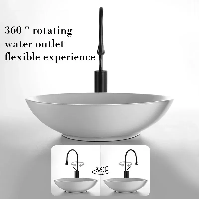 Modern Single Lever Basin Faucet 360 Spout Brass Hot Cold Mixer Water Tap for Bathroom Kitchen Sink
Modern Single Lever Basin Faucet 360 Spout Brass Hot Cold Mixer Water Tap for Bathroom Kitchen Sink