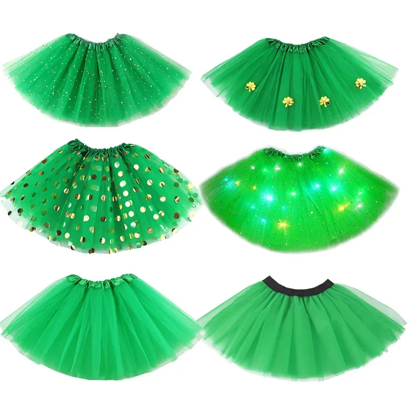 Green Fluffy Skirt for Kids and Adults Women Sexy Short Dress Clover Cosplay Fairy Costume Irish Festival Saint Patrick'S Day
Green Fluffy Skirt for Kids and Adults Women Sexy Short Dress Clover Cosplay Fairy Costume Irish Festival Saint Patrick'S Day