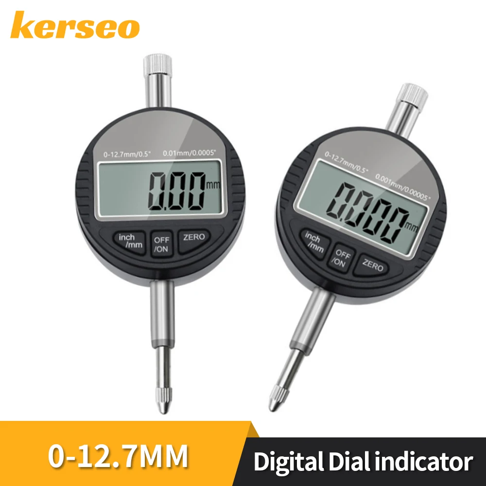 0-12.7mm Digital Dial Indicator Dial Gauges Electronic Micrometer Hour Type Indicator Precision Comparator Watch Measuring tools
0-12.7mm Digital Dial Indicator Dial Gauges Electronic Micrometer Hour Type Indicator Precision Comparator Watch Measuring tools