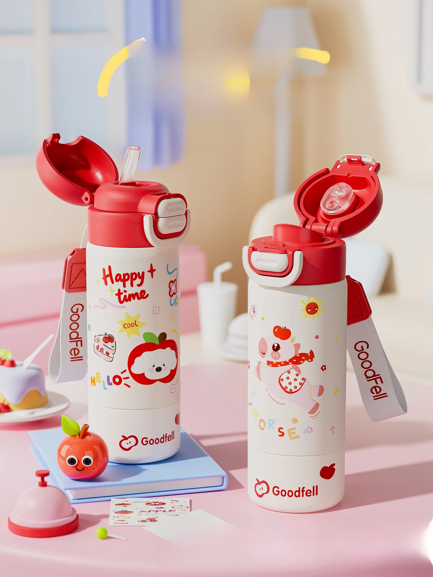 Portable Children's Thermal Cup Elementary School Girls Straw Cup New High Aesthetic 316L Water Bottle Anti-splash Leak-proof
Portable Children's Thermal Cup Elementary School Girls Straw Cup New High Aesthetic 316L Water Bottle Anti-splash Leak-proof