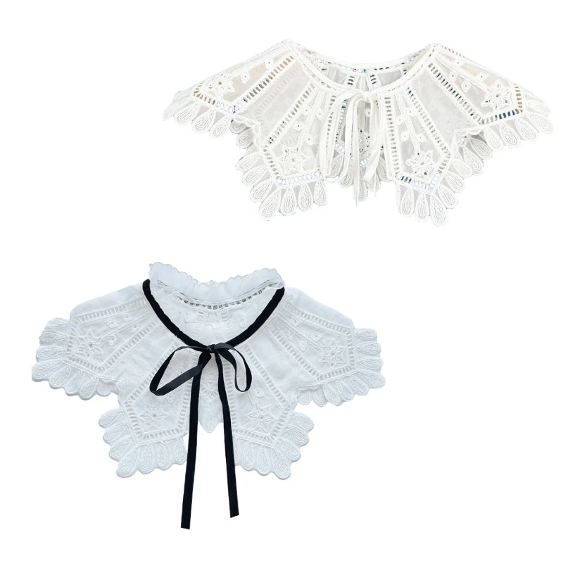 Removable Collar Floral False Collar Shawl Female Elegant Clothing Accessories Drop shipping
Removable Collar Floral False Collar Shawl Female Elegant Clothing Accessories Drop shipping