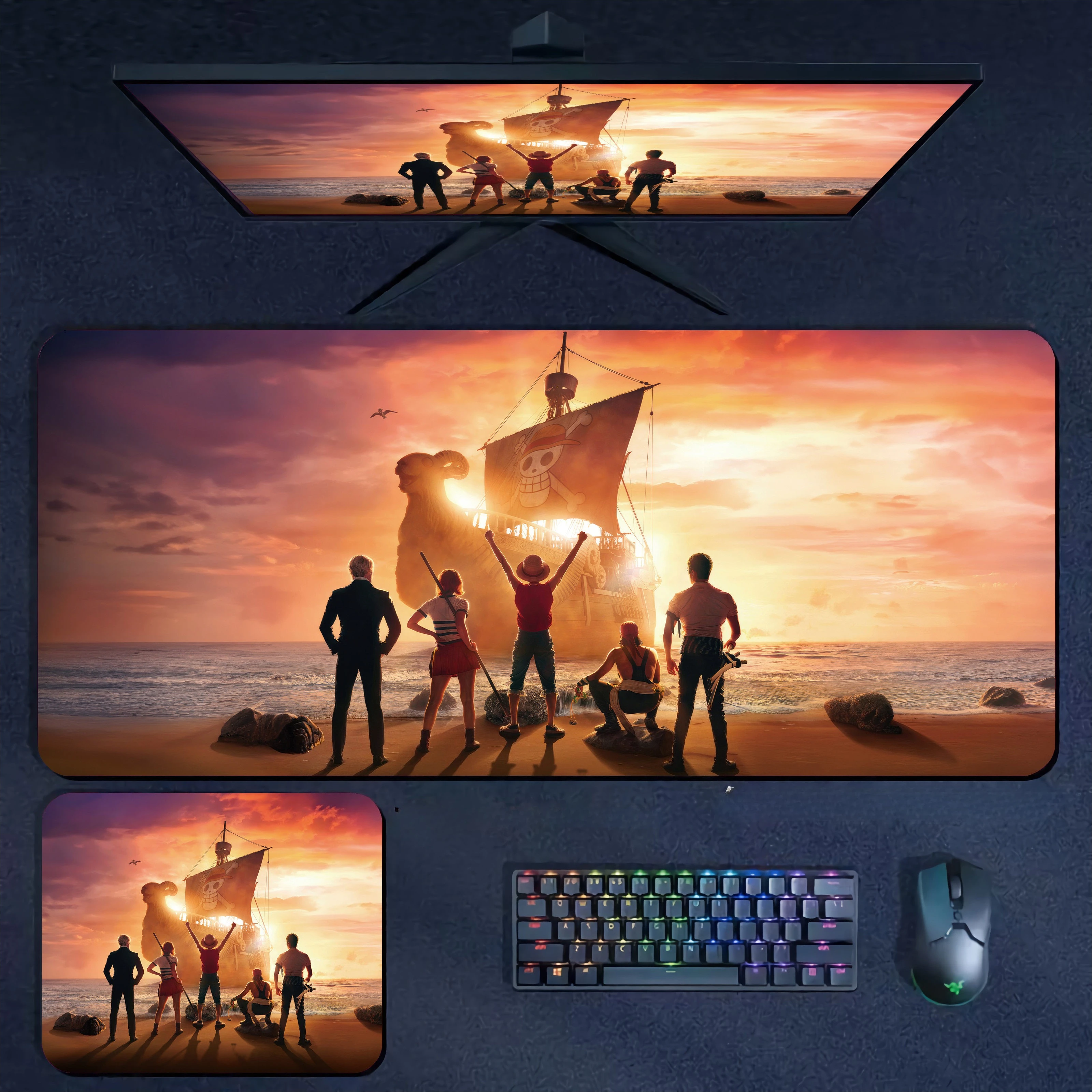 Live Action One Piece Crew Gaming Mouse Pad Waterproof Non-slip Desk Mat
Live Action One Piece Crew Gaming Mouse Pad Waterproof Non-slip Desk Mat