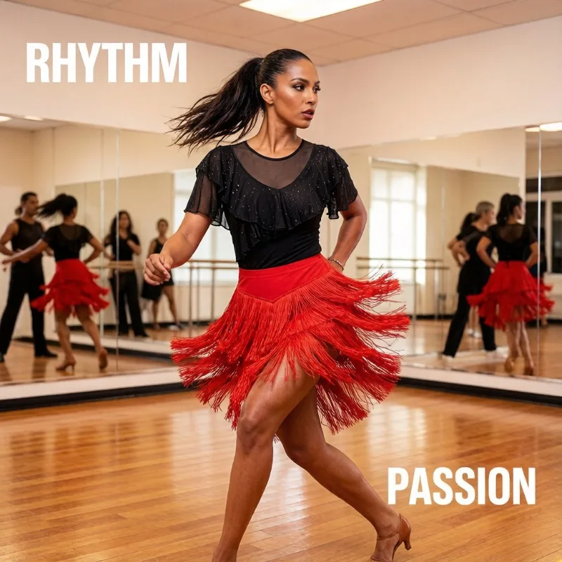 Women S-3XL Mesh Ruffle Latin Dance Top Tassel Fringe Mini Skirt Ballroom Salsa Training Practice Stage Show Performance Wear
Women S-3XL Mesh Ruffle Latin Dance Top Tassel Fringe Mini Skirt Ballroom Salsa Training Practice Stage Show Performance Wear