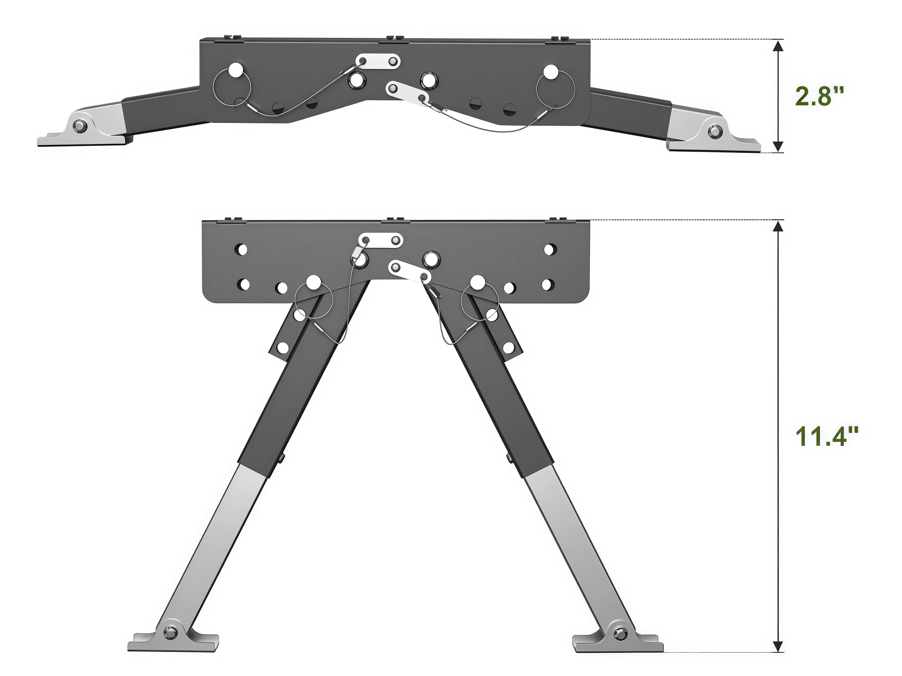 Heavy Duty Camper Trailer Support Legs with Non-Slip Pads, Adjustable Height for Easy Installation & Enhanced Stability
Heavy Duty Camper Trailer Support Legs with Non-Slip Pads, Adjustable Height for Easy Installation & Enhanced Stability