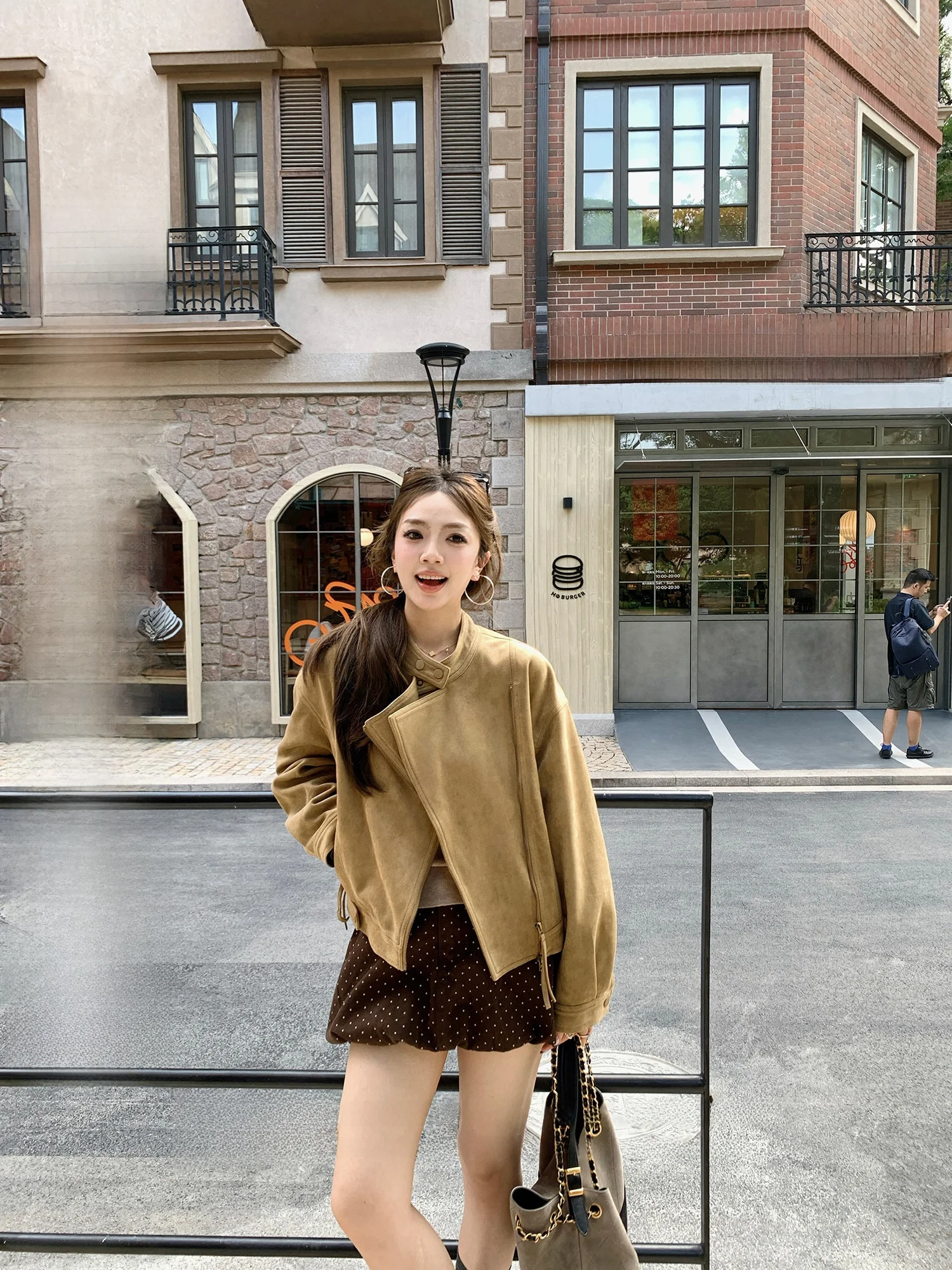 Retro Suede Jaet Women's New Sle Autumn Winter Slimming Meral Jaet Casual Loose Fit ort Coat Polyester Spandex
Retro Suede Jaet Women's New Sle Autumn Winter Slimming Meral Jaet Casual Loose Fit ort Coat Polyester Spandex