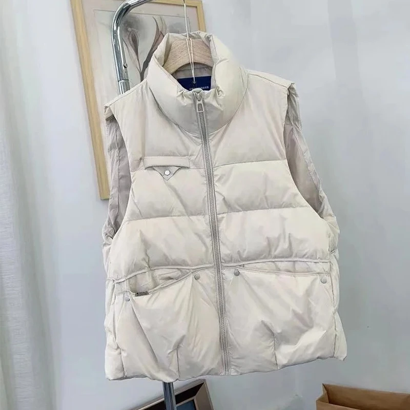 plus Size 300 Pou Women's Thiened Svel Vest Outerwear Double ket Casual Sle for Autumn And Winter Season
plus Size 300 Pou Women's Thiened Svel Vest Outerwear Double ket Casual Sle for Autumn And Winter Season