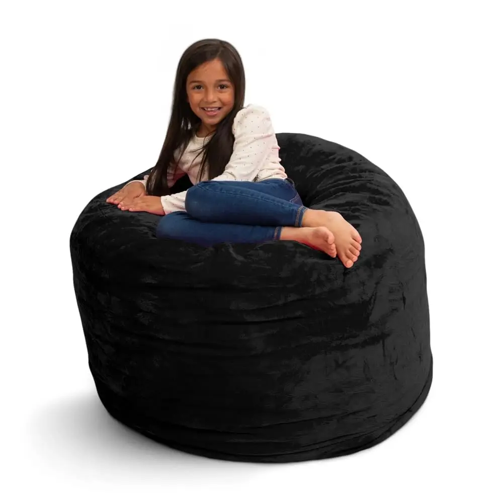 3ft Oversize Bean Bag Chair Comfy Lounge Sofa For Adults Living Room Bedroom Black Fur Customized
3ft Oversize Bean Bag Chair Comfy Lounge Sofa For Adults Living Room Bedroom Black Fur Customized