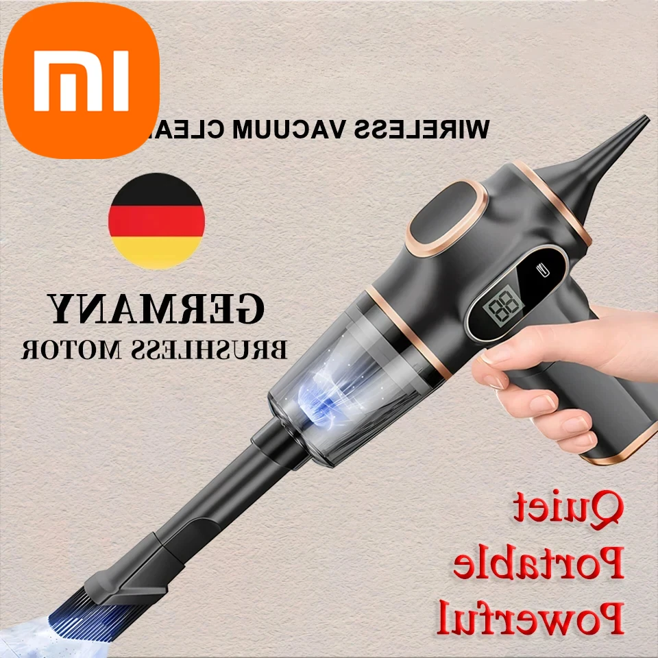 Автомобильный пылесос Xiaomi, Мощный Ручной пылесос для сухой и влажной уборки, Глубокая чистка
Автомобильный пылесос Xiaomi, Мощный Ручной пылесос для сухой и влажной уборки, Глубокая чистка