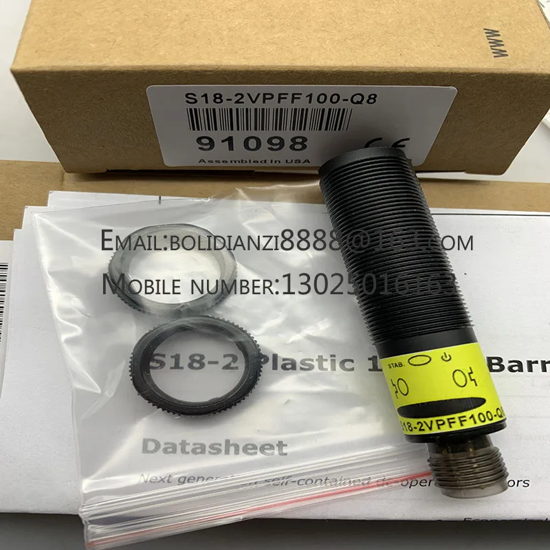 The brand-new original sensor S18-2VPFF100 2VNFF100 2VPFF150 2VNFF150 2VPFF200 2VNFF200-Q8 is guaranteed for one year in stock.
The brand-new original sensor S18-2VPFF100 2VNFF100 2VPFF150 2VNFF150 2VPFF200 2VNFF200-Q8 is guaranteed for one year in stock.