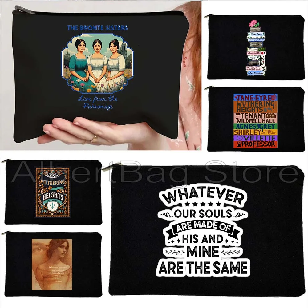 Emily Bronte Novels Book Gifts Wuthering Heights Quote Heathcliff and Catherine Cosmetic Makeup Toilet Bag Pencil Case Pouch
Emily Bronte Novels Book Gifts Wuthering Heights Quote Heathcliff and Catherine Cosmetic Makeup Toilet Bag Pencil Case Pouch