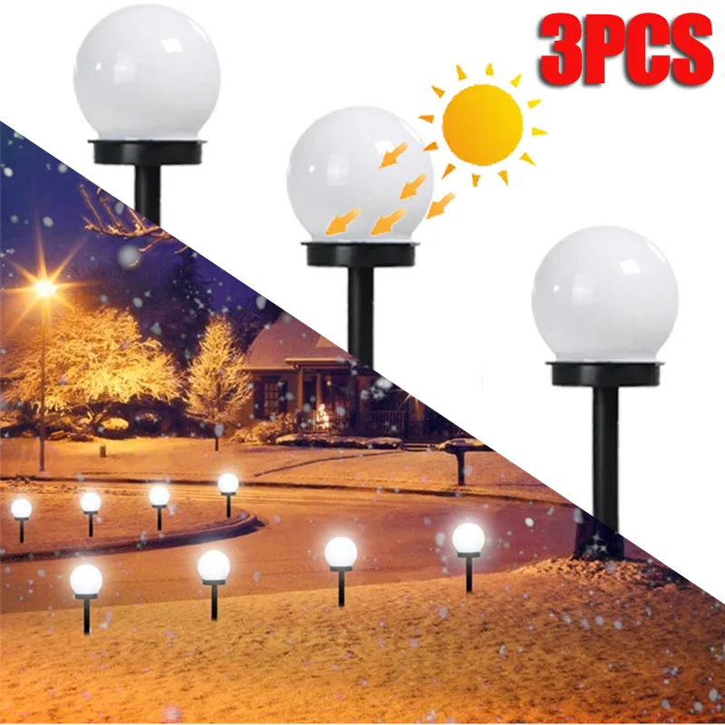 3Pcs Solar Lawn Lights Outdoor Waterproof LED Garden Path Lights Auto On Off Solar Powered Landscape Lamp for Yard Patio Walkway
3Pcs Solar Lawn Lights Outdoor Waterproof LED Garden Path Lights Auto On Off Solar Powered Landscape Lamp for Yard Patio Walkway