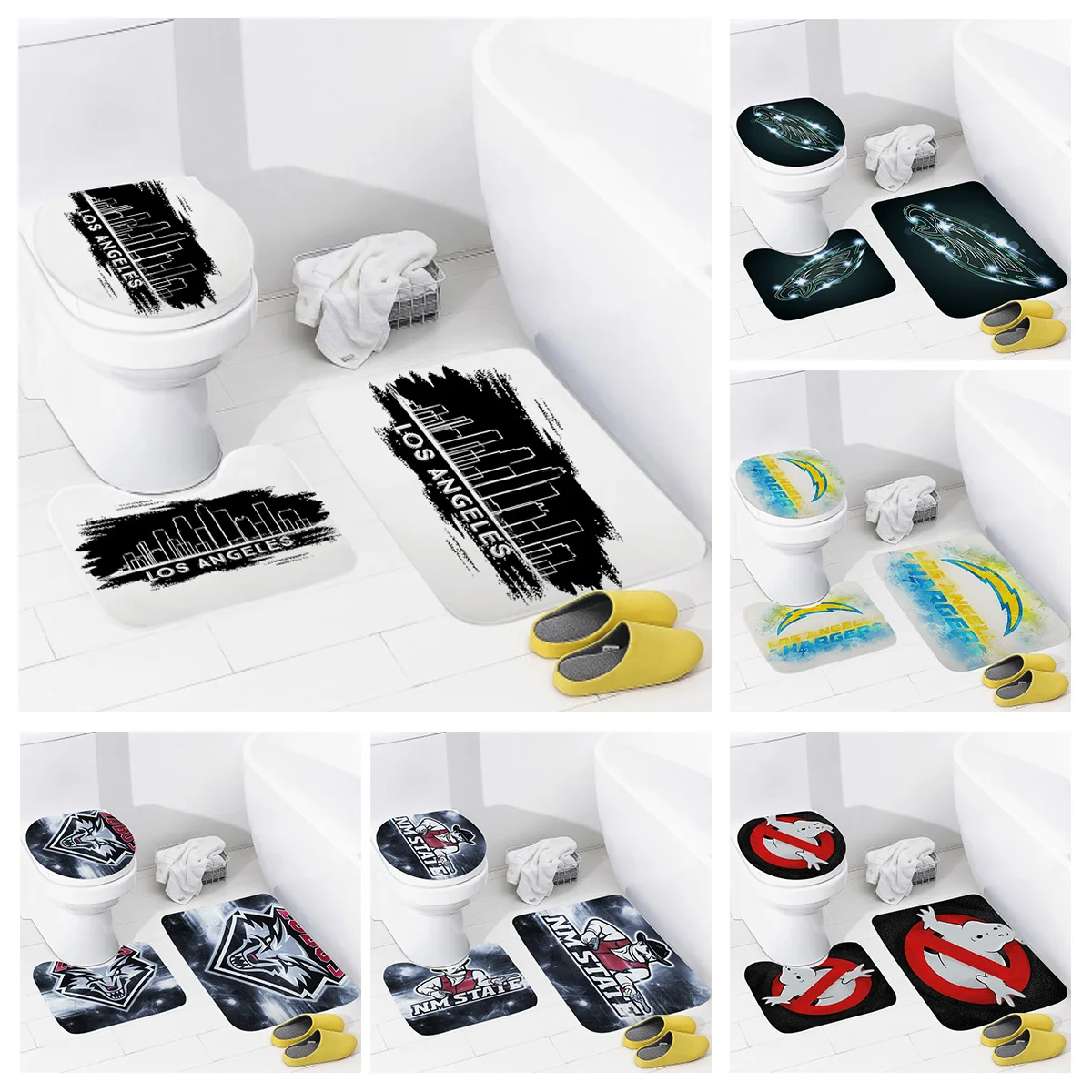 American Retro Bathroom Non-Slip Mat Toilet Cushion Cover Combination Non-Slip Mat Toilet Bathroom Decoration three-piece set
American Retro Bathroom Non-Slip Mat Toilet Cushion Cover Combination Non-Slip Mat Toilet Bathroom Decoration three-piece set