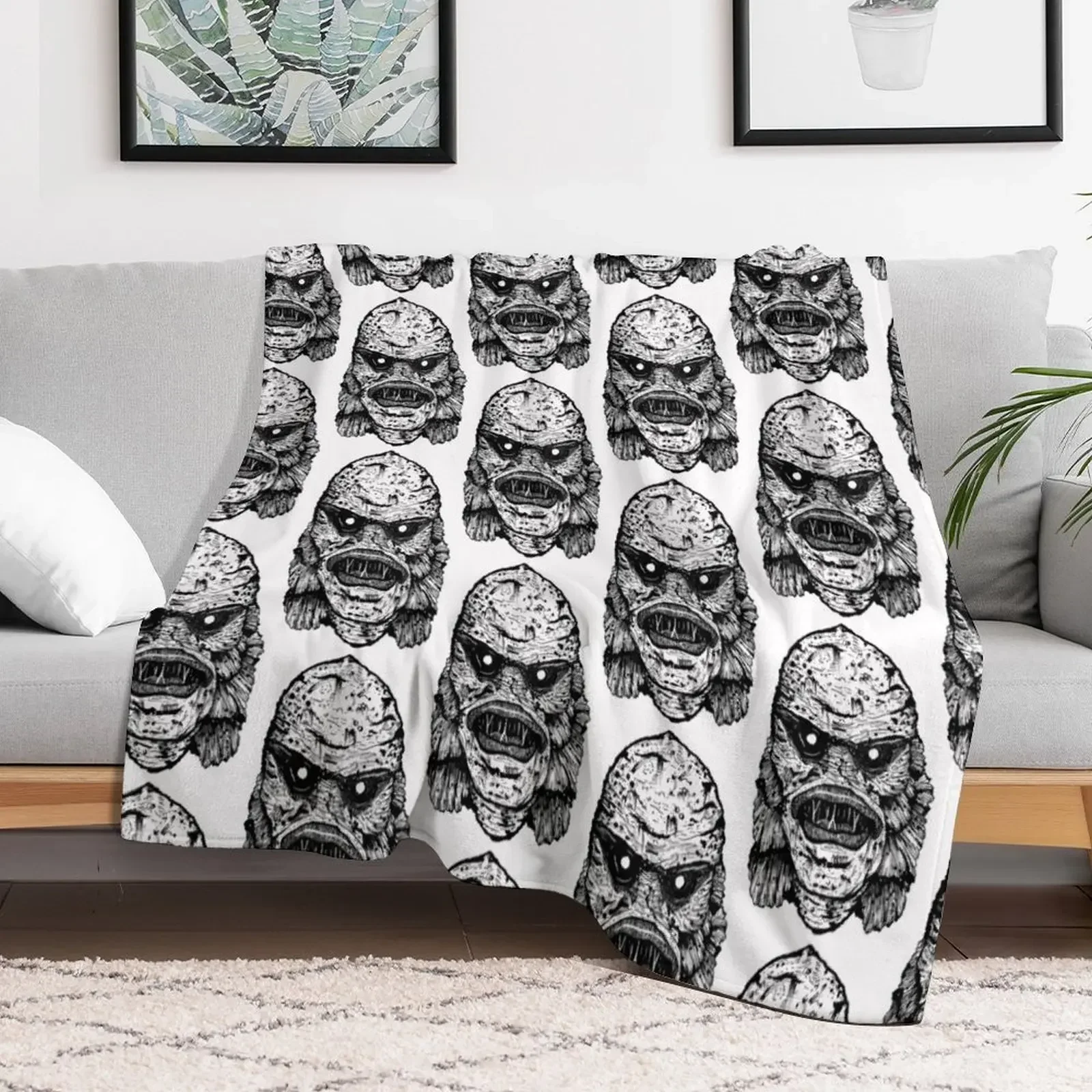 Creature From The Black Lagoon Throw Blanket Soft Plaid Blankets For Baby halloween Blankets
Creature From The Black Lagoon Throw Blanket Soft Plaid Blankets For Baby halloween Blankets