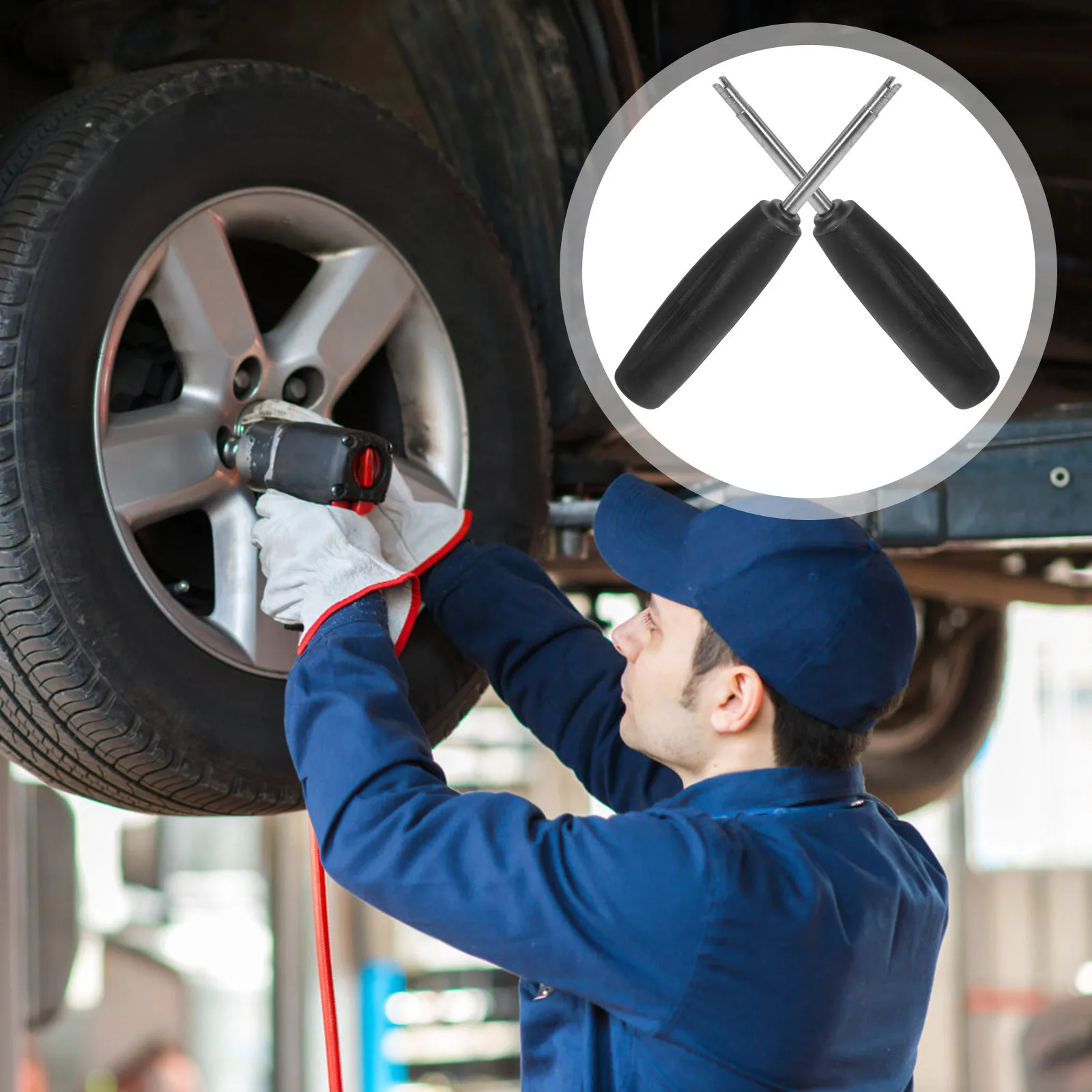 2pcs Valve Stem Tool Aluminum Alloy Core Removal Wrench For Tpms Tire Maintenance Auto Repair Vehicle Supplies
2pcs Valve Stem Tool Aluminum Alloy Core Removal Wrench For Tpms Tire Maintenance Auto Repair Vehicle Supplies