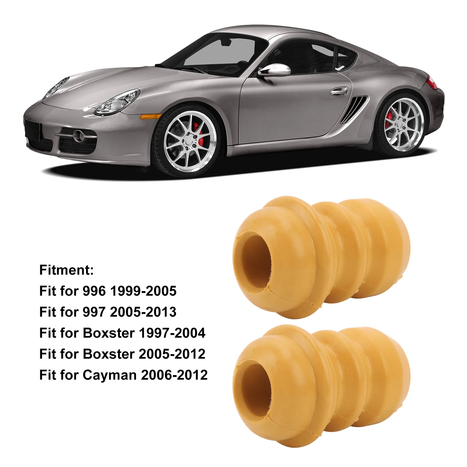 99634302 1pair Strut Bump Stop Rubber Strut Shock Mount Bump Stop Bushing For Cayman 1997-2012
99634302 1pair Strut Bump Stop Rubber Strut Shock Mount Bump Stop Bushing For Cayman 1997-2012