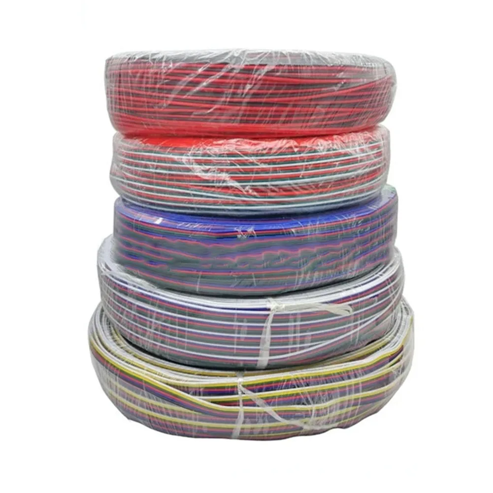 4 Color Wire 10meter Extension Cable Electronic Equipment Acid And Alkali Resistance Anti-aging Heat Resistance
4 Color Wire 10meter Extension Cable Electronic Equipment Acid And Alkali Resistance Anti-aging Heat Resistance