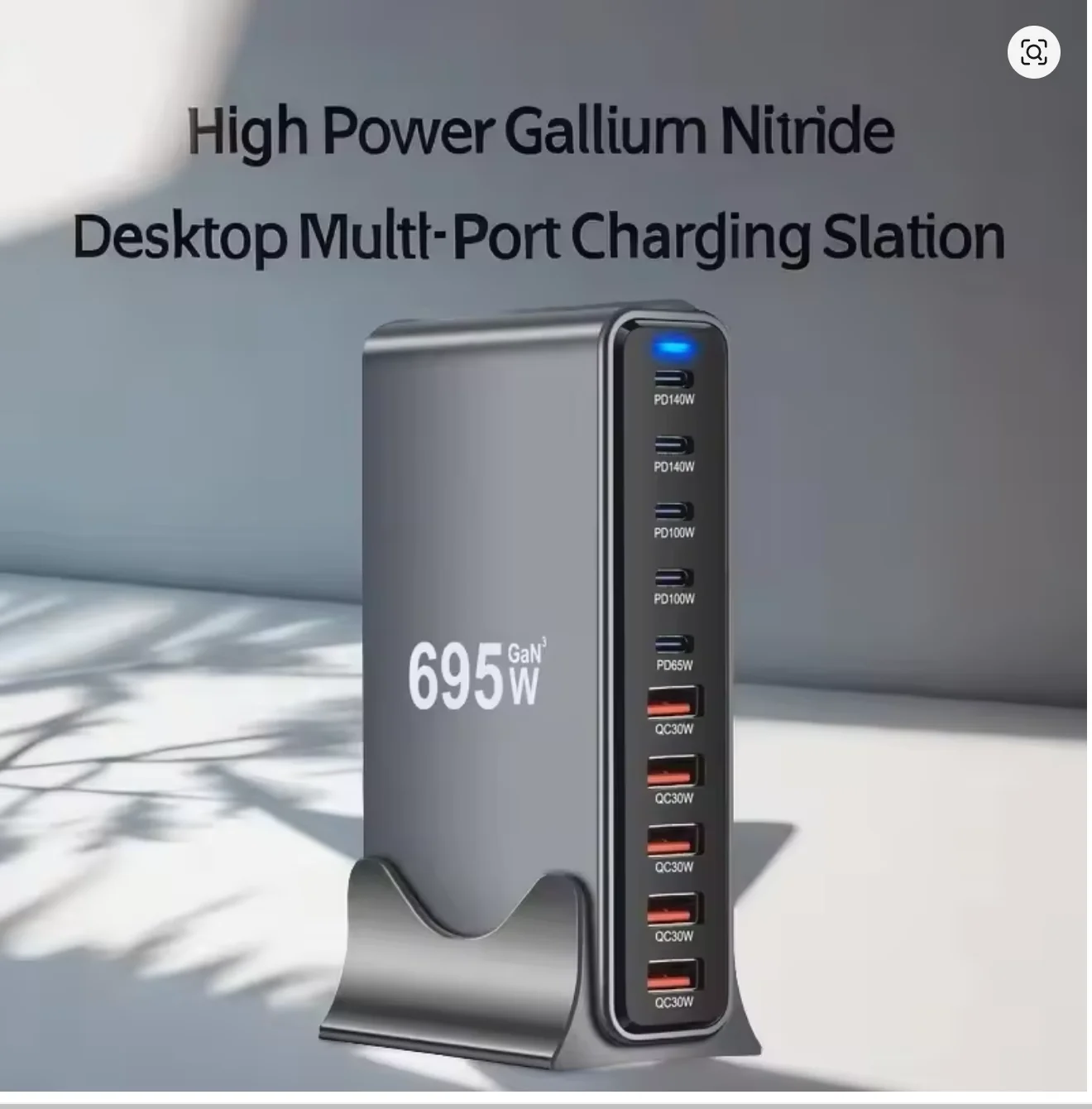 695W Fast Genuine USB-C Charger for iPhone Samsung Huawei Xiaomi Oneplus Mobile Phone Accessories with Gan Technology
695W Fast Genuine USB-C Charger for iPhone Samsung Huawei Xiaomi Oneplus Mobile Phone Accessories with Gan Technology