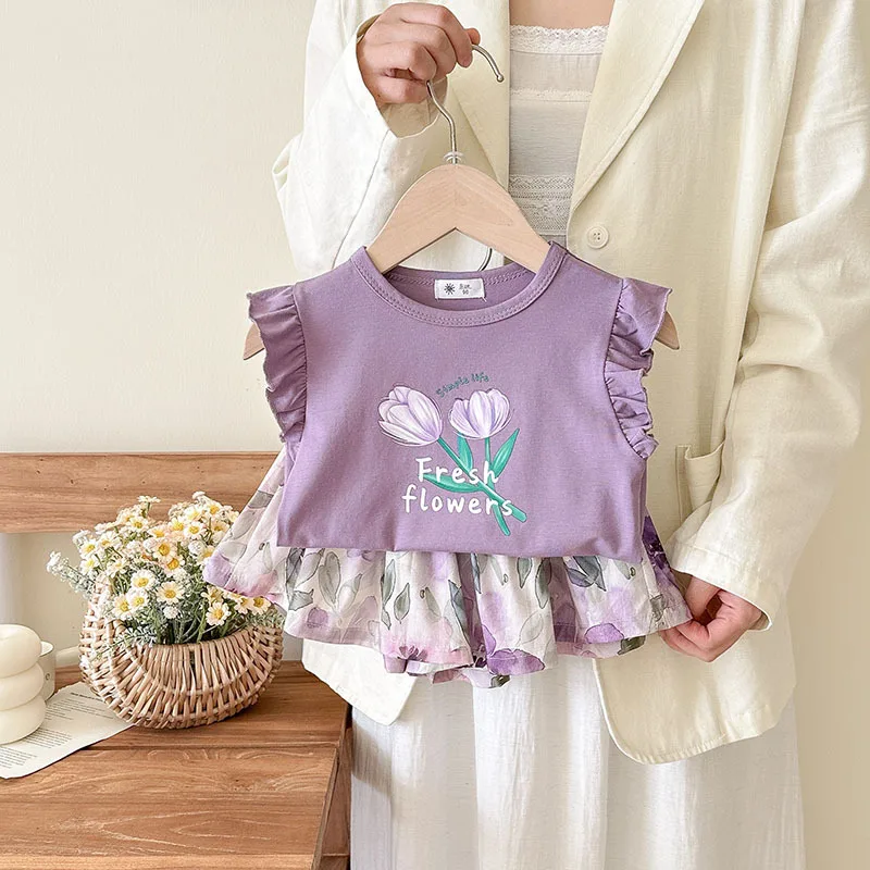 European and American Style Girls' Clothing Set, Spring and Summer New Printed Short Sleeved Cute Printed Floral Shorts Set
European and American Style Girls' Clothing Set, Spring and Summer New Printed Short Sleeved Cute Printed Floral Shorts Set