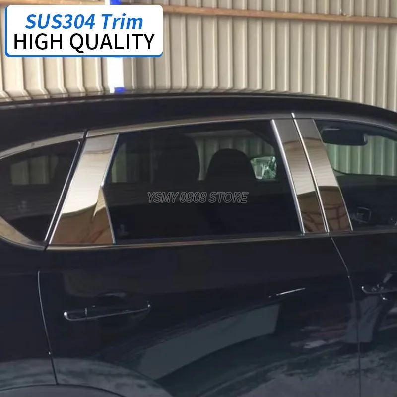 8 шт., хромированная накладка на окно автомобиля из нержавеющей стали для Mazda Cx-5 KF 2017, автомобильные внешние аксессуары
8 шт., хромированная накладка на окно автомобиля из нержавеющей стали для Mazda Cx-5 KF 2017, автомобильные внешние аксессуары