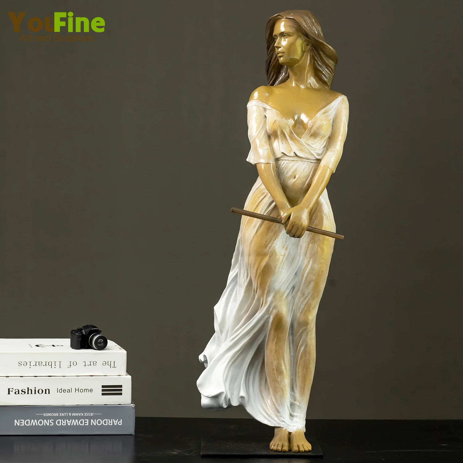 60cm Famous Luo Li Rong Bronze Sculpture Sexy Female Bronze Statue Grace Of The Woman Sculptures For Home Decor Art Crafts
60cm Famous Luo Li Rong Bronze Sculpture Sexy Female Bronze Statue Grace Of The Woman Sculptures For Home Decor Art Crafts