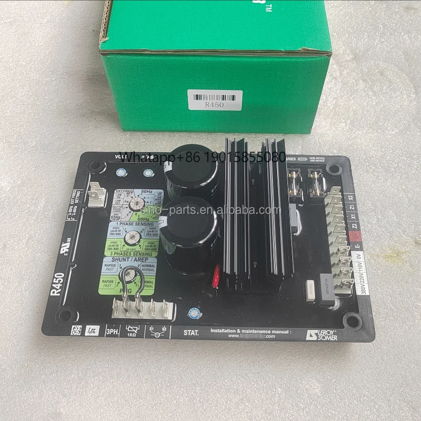 China Manufacturer Engine Parts Suppliers AVR R450 Automatic Voltage Regulator
China Manufacturer Engine Parts Suppliers AVR R450 Automatic Voltage Regulator