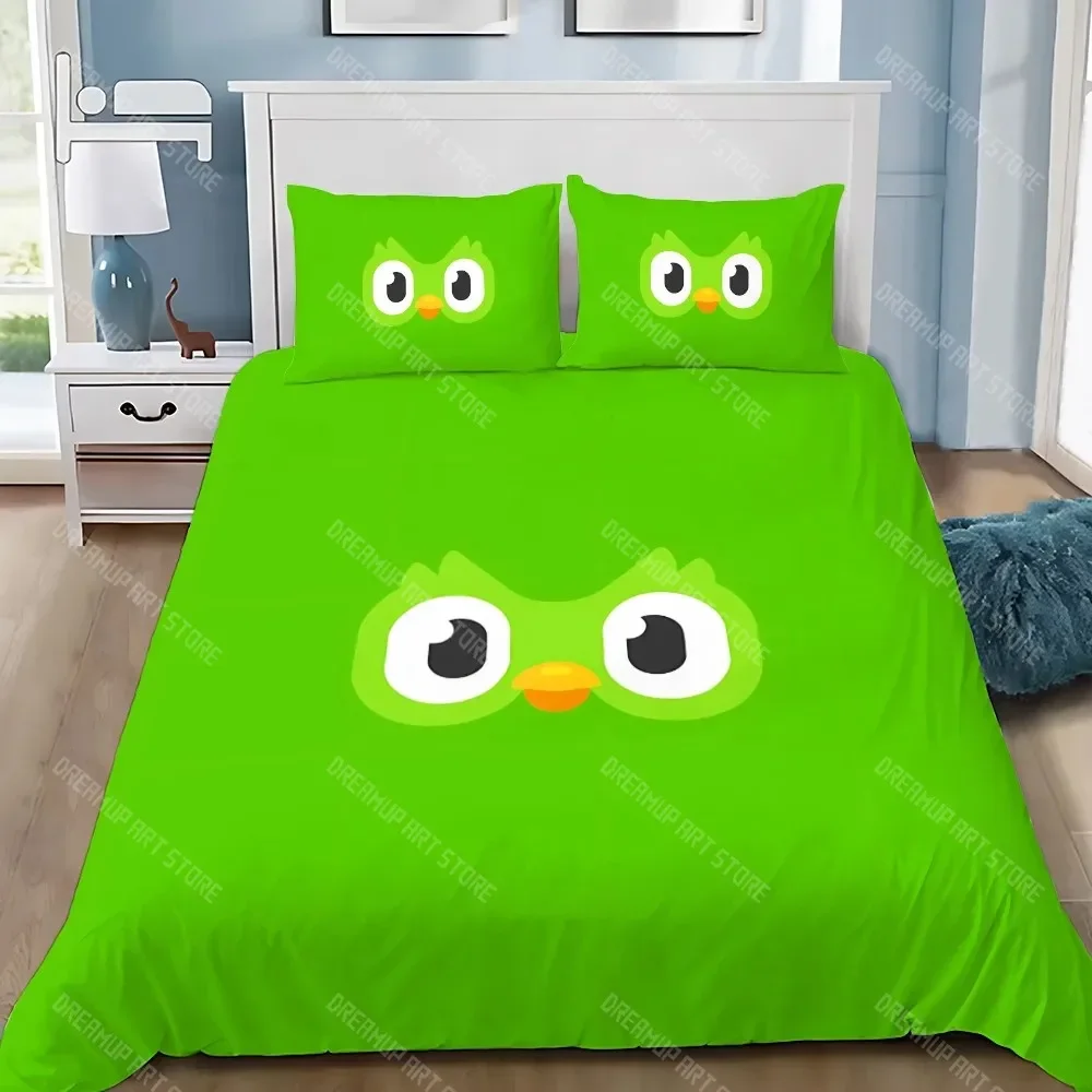 Duvet Cover Pillowcase Bedding Set Cute Cartoon Duolingos Adult Boy Girl Bedroom Decoration Children Gift Single Double Large
Duvet Cover Pillowcase Bedding Set Cute Cartoon Duolingos Adult Boy Girl Bedroom Decoration Children Gift Single Double Large