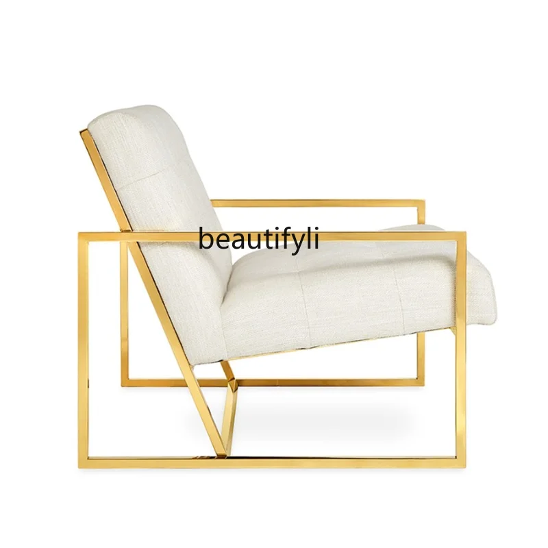 Nordic Stainless Steel Living Room Sofa Fabric Combination Household Single Leisure Chair Simple Modern
Nordic Stainless Steel Living Room Sofa Fabric Combination Household Single Leisure Chair Simple Modern