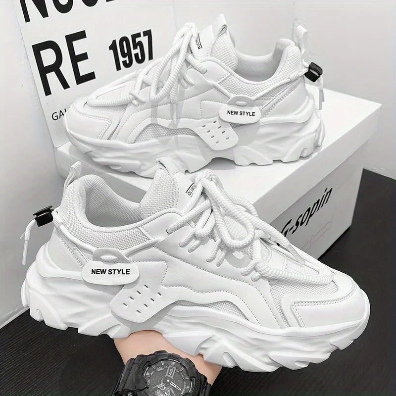 Men's Shoe Breathable Thick Soled Casual Sneakers Outdoor Running Four Seasons New Tennis Men Soft Soles Comfort Male Sneakers
Men's Shoe Breathable Thick Soled Casual Sneakers Outdoor Running Four Seasons New Tennis Men Soft Soles Comfort Male Sneakers