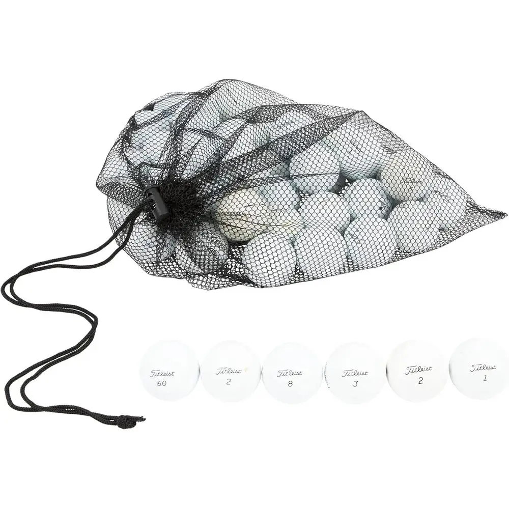 50 Assorted Recycled Golf Balls with Carry Bag - Excellent Condition
50 Assorted Recycled Golf Balls with Carry Bag - Excellent Condition