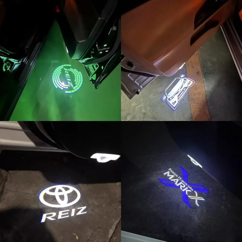 HD Lamp Car Door Welcome Lights Laser Projector Logo Wireless Sensing for Toyota Reiz 2005--NOW Mark X Prado Avalon Puddle Lamp
HD Lamp Car Door Welcome Lights Laser Projector Logo Wireless Sensing for Toyota Reiz 2005--NOW Mark X Prado Avalon Puddle Lamp