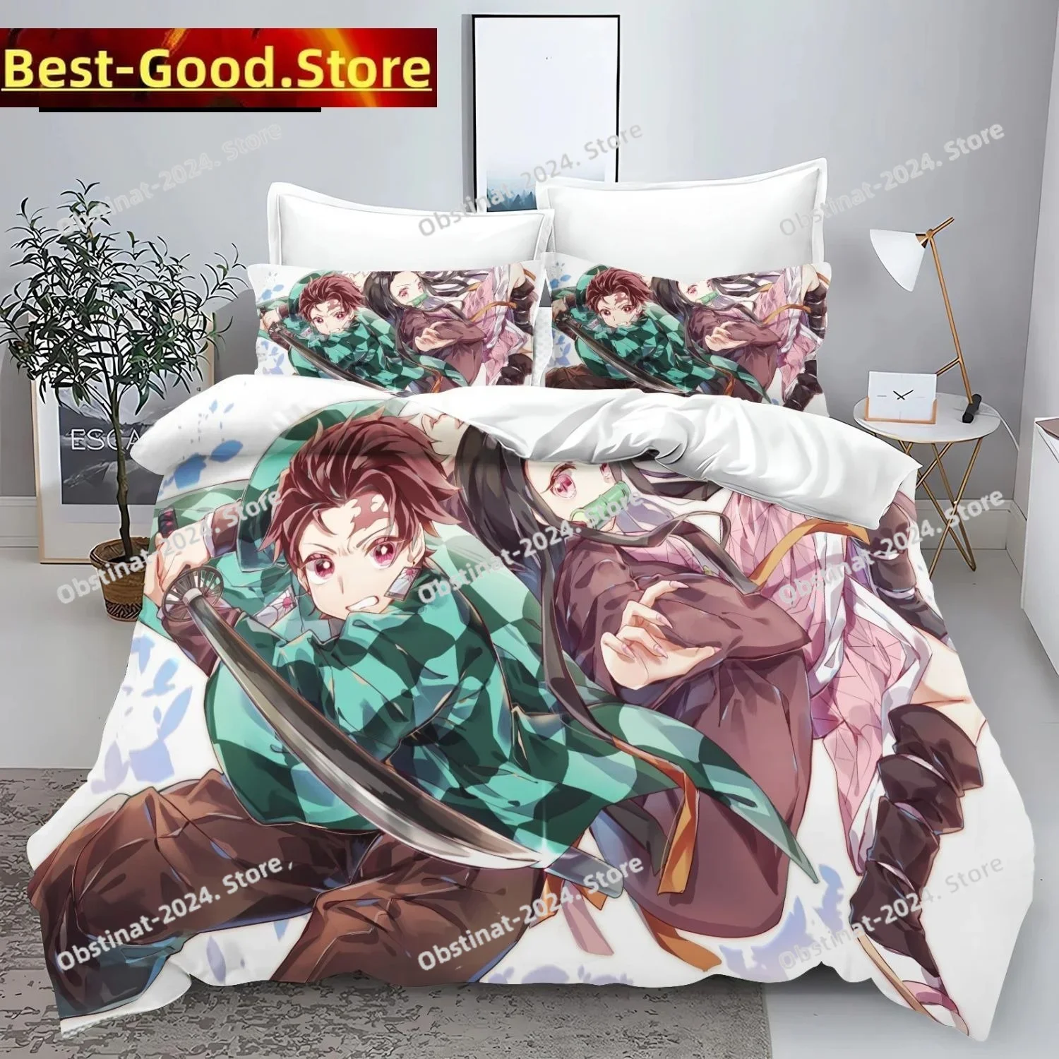 Anime Demon Slayer kamado Nezuko Anime Printed Bed Set Duvet Cover Pillowcase Bedding Set Bed Linen Sheet Quilt Cover Full Size
Anime Demon Slayer kamado Nezuko Anime Printed Bed Set Duvet Cover Pillowcase Bedding Set Bed Linen Sheet Quilt Cover Full Size