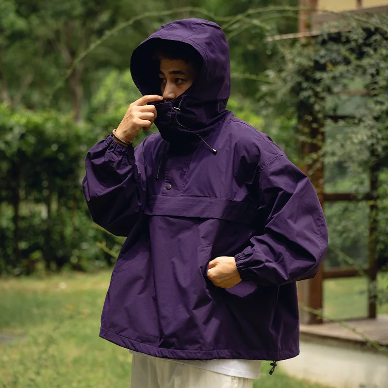 Men's Outdoor Tee-Proof Sweat-ng Qui-Dry Jaet Coat with Hood Multiple kets Casual Loose Fit Long Sve Coat
Men's Outdoor Tee-Proof Sweat-ng Qui-Dry Jaet Coat with Hood Multiple kets Casual Loose Fit Long Sve Coat