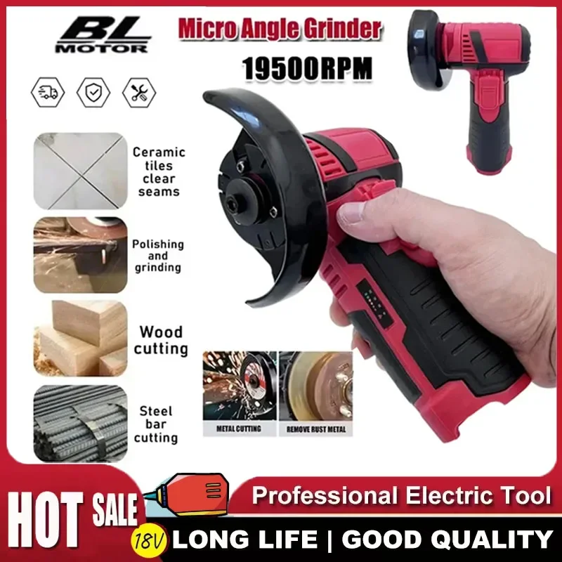 For Milwaukee Micro Angle Grinder Brushless Electric Angle Grinder for Diamond Cutting Wireless Power Tool For 12V Battery
For Milwaukee Micro Angle Grinder Brushless Electric Angle Grinder for Diamond Cutting Wireless Power Tool For 12V Battery