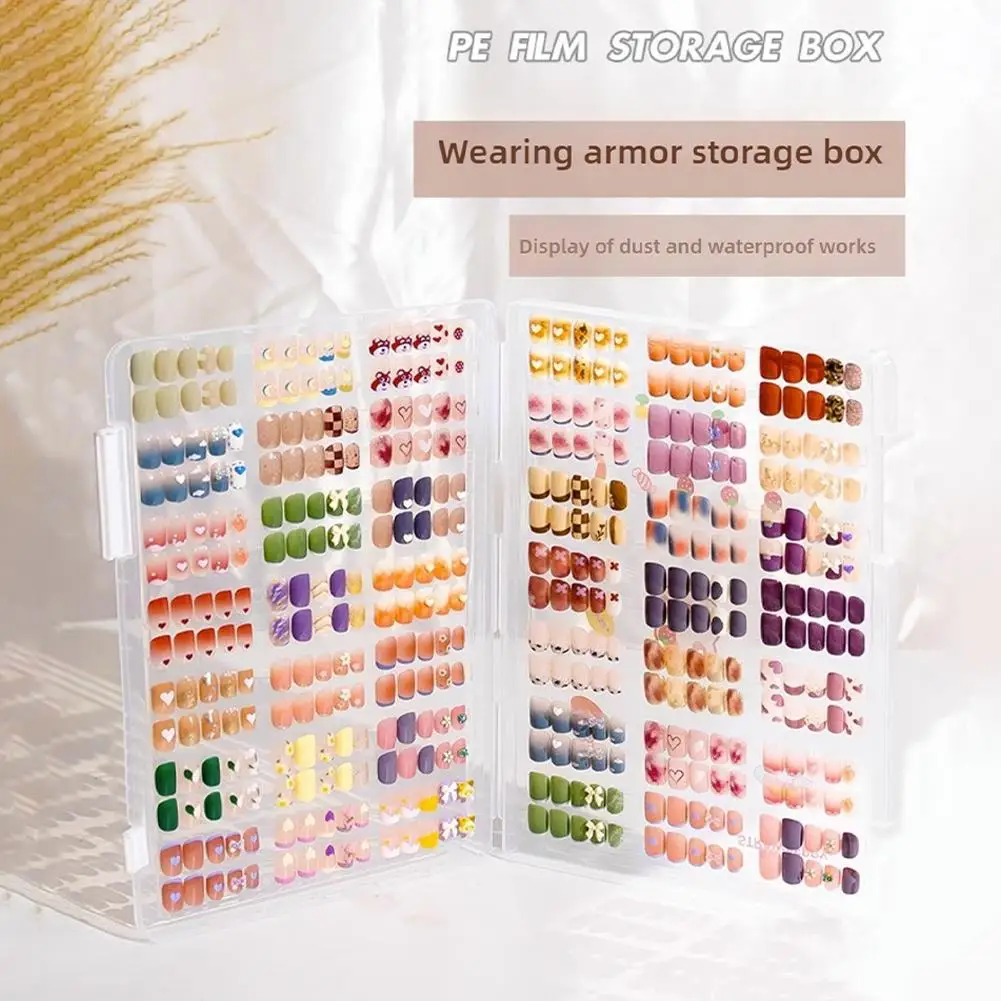 New Nail Wear Storage Box Dustproof Transparent Storage Plate Works Style Tool Nail Nails Display Color Supplies Book Book O6Y6
New Nail Wear Storage Box Dustproof Transparent Storage Plate Works Style Tool Nail Nails Display Color Supplies Book Book O6Y6