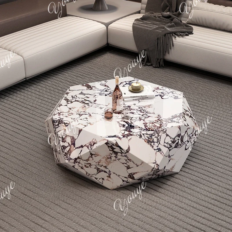 BX Living Room Household Snow Mountain White Coffee Table Cream Style Slate Marble Light Luxury Modern Italian Minimalism
BX Living Room Household Snow Mountain White Coffee Table Cream Style Slate Marble Light Luxury Modern Italian Minimalism