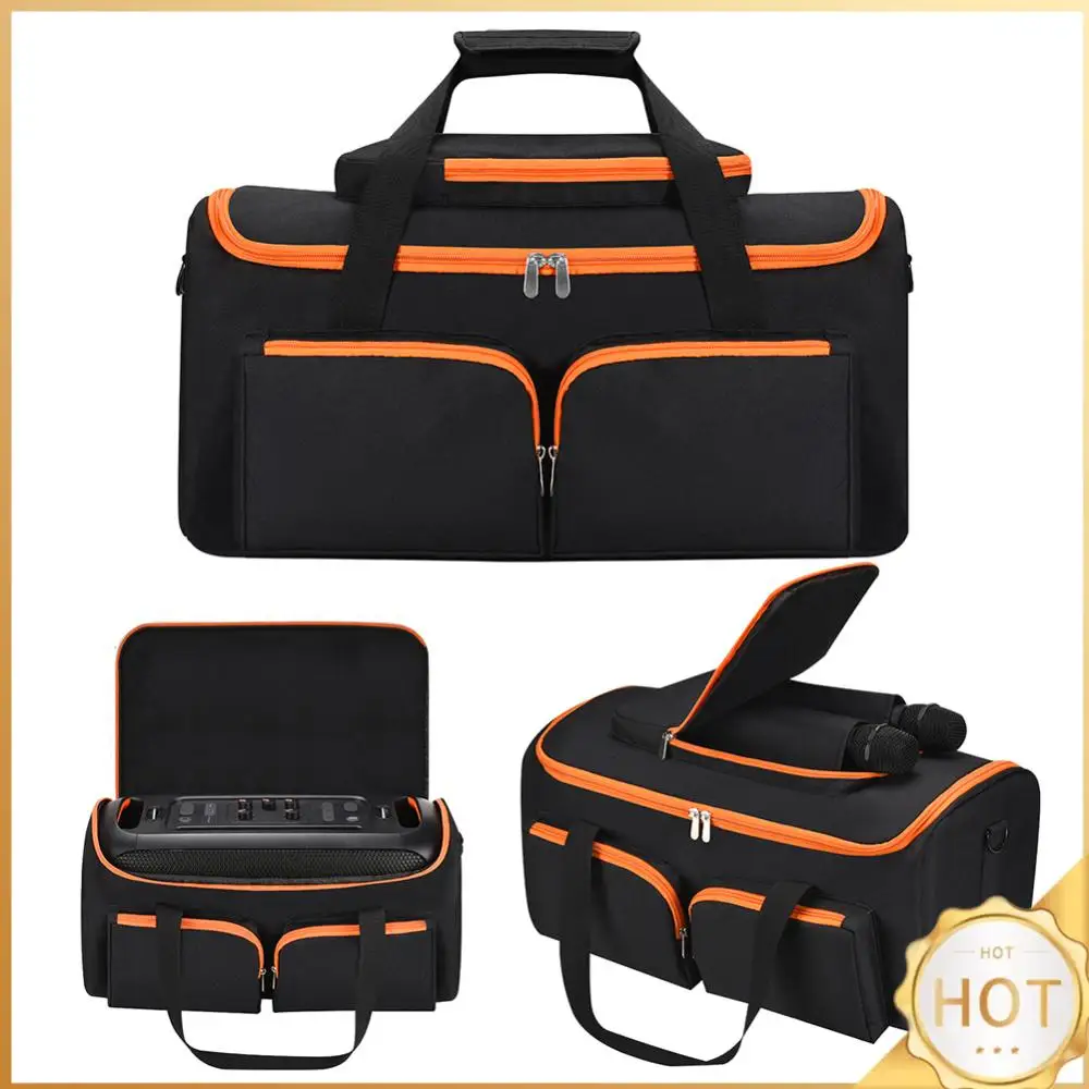 Universal Audio Storage Bag with Microphone Pockets Outdoor Travel Case Speaker Carry Case for PartyBox On-The-Go Essential
Universal Audio Storage Bag with Microphone Pockets Outdoor Travel Case Speaker Carry Case for PartyBox On-The-Go Essential