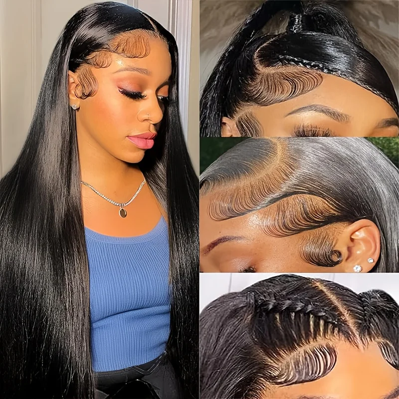 40-42-Inch Natural Black Long Straight Hair Wig, 250% Density High-Definition Lace Forehead Wig, Women's Special Glue-Free Wigs
40-42-Inch Natural Black Long Straight Hair Wig, 250% Density High-Definition Lace Forehead Wig, Women's Special Glue-Free Wigs